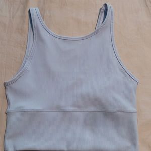 Lululemon Power Pivot Tank Pastel Blue size 8